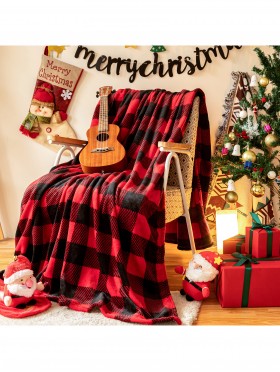 Double Sided Holiday Flannel Blanket